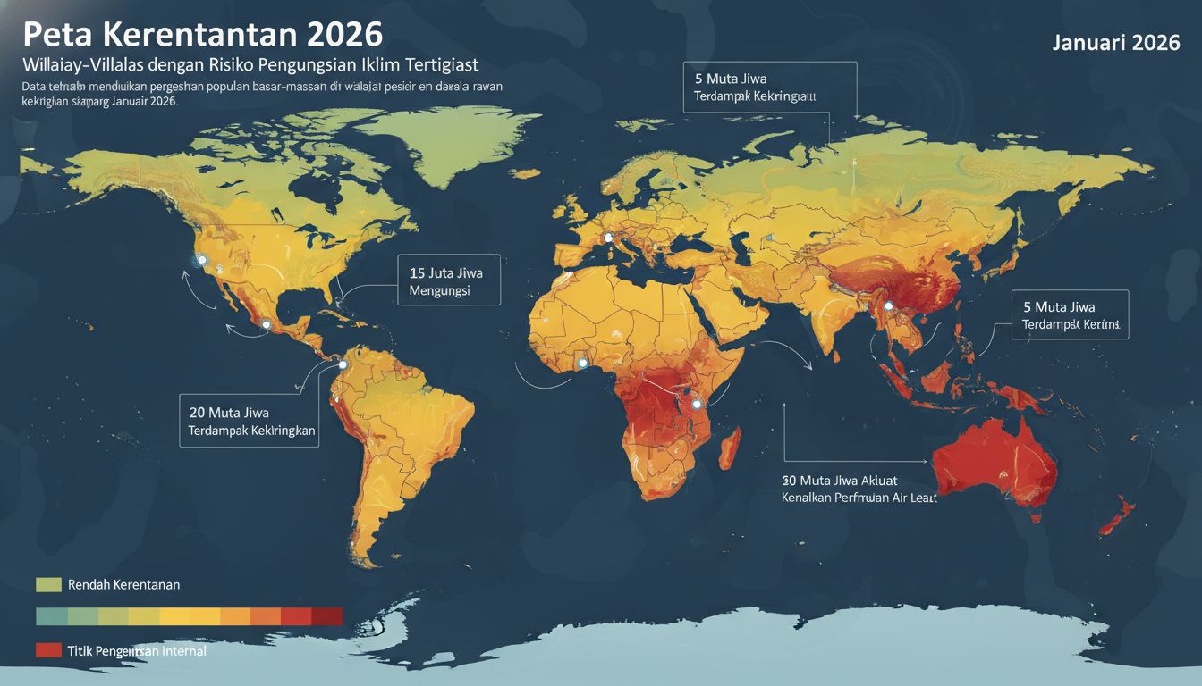 Peta Kerentanan 2026: Wilayah-Wilayah dengan Risiko Pengungsian Iklim Tertinggi